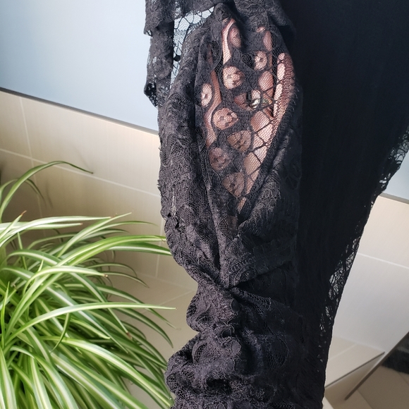 Espresso lace top - Picture 7 of 8